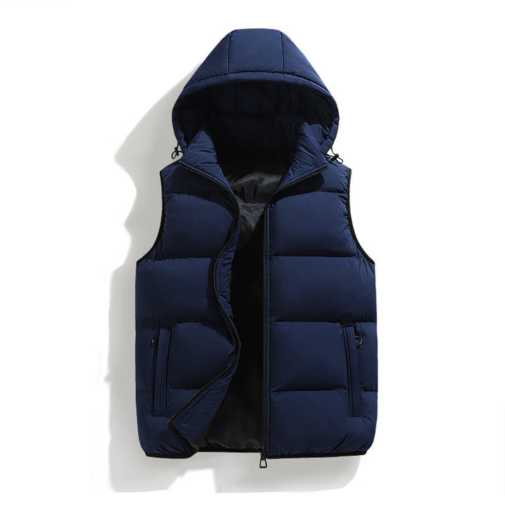 Women Light and heat-insulated padded vest with hood Mune Fashion