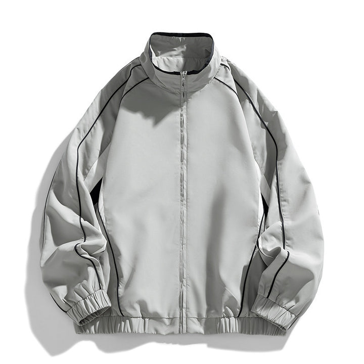 Men's Lightweight Sports Jacket with Stand-up Collar Mune Fashion