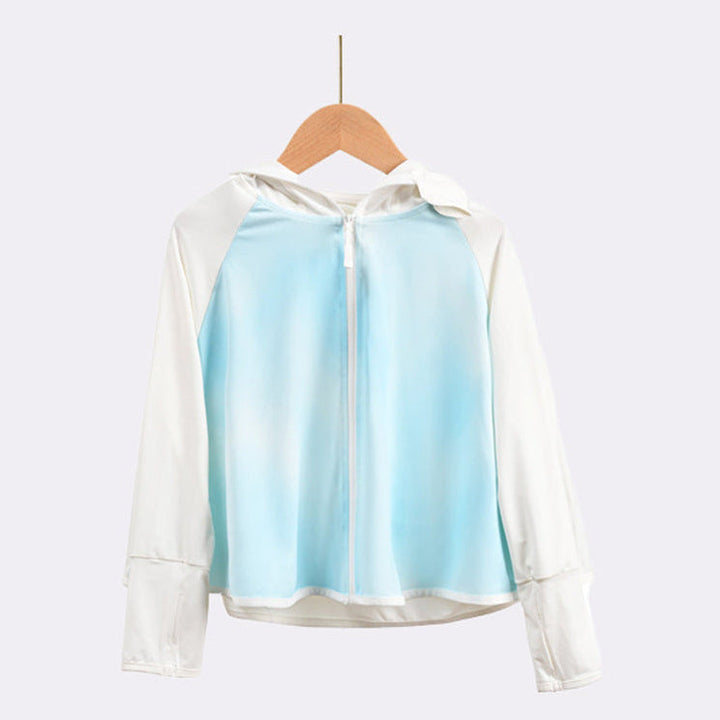 Girls transition jacket with hood and cute animal motif Mune Fashion