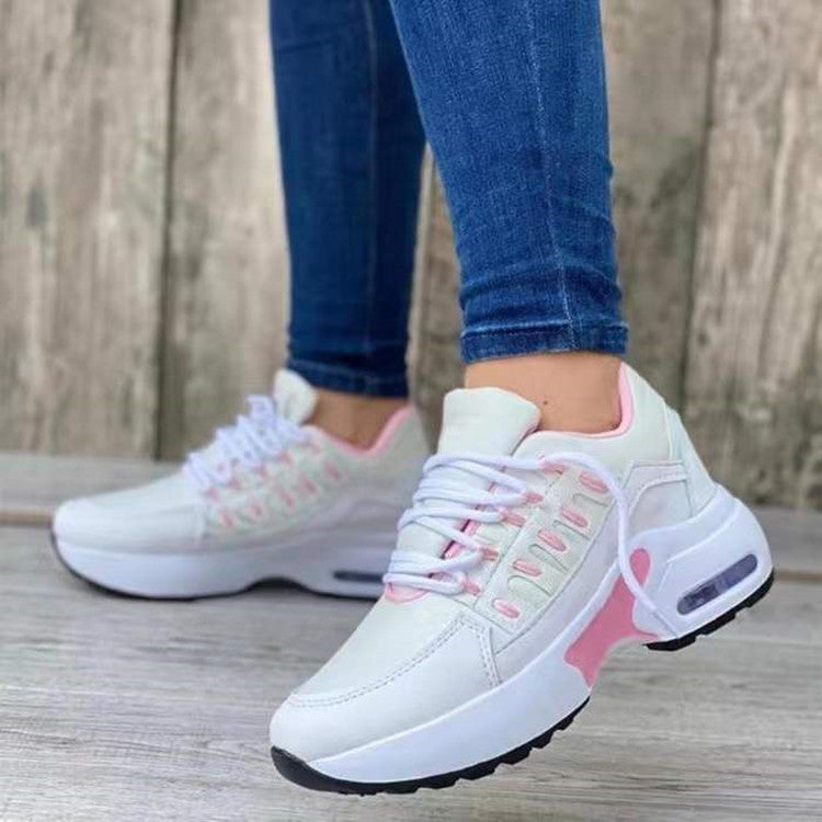 Women’s City Sneaker with breathable mesh, suede details and visible air chamber Mune Fashion