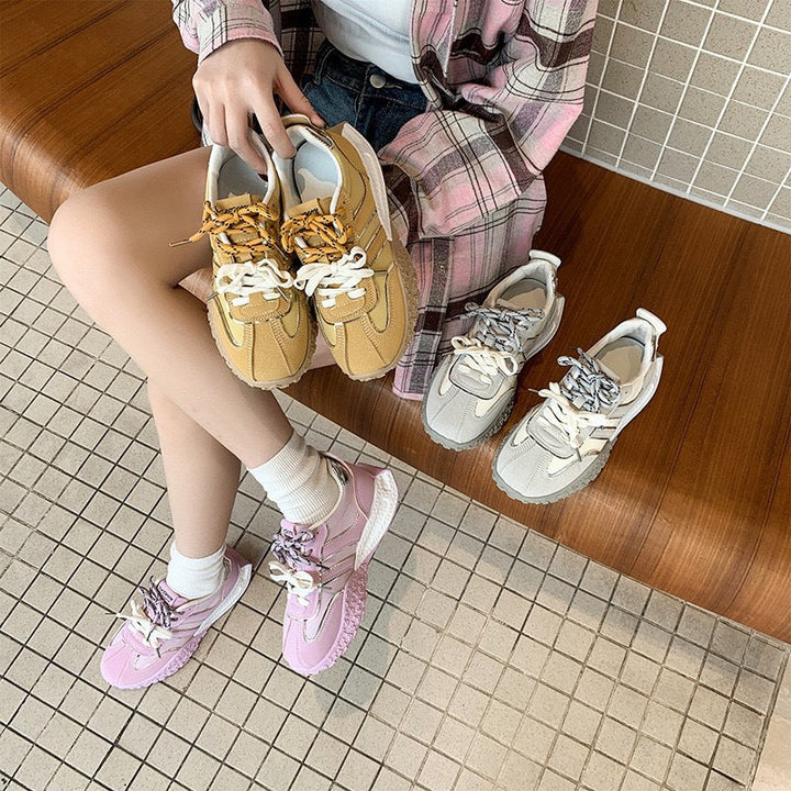 Women's Chunky Sneaker with slip-resistant sole and breathable upper material Mune Fashion