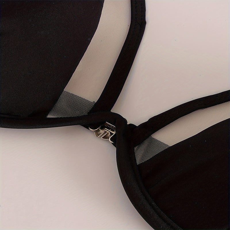 Ladies triangle bikini with innovative transparency design Mune Fashion