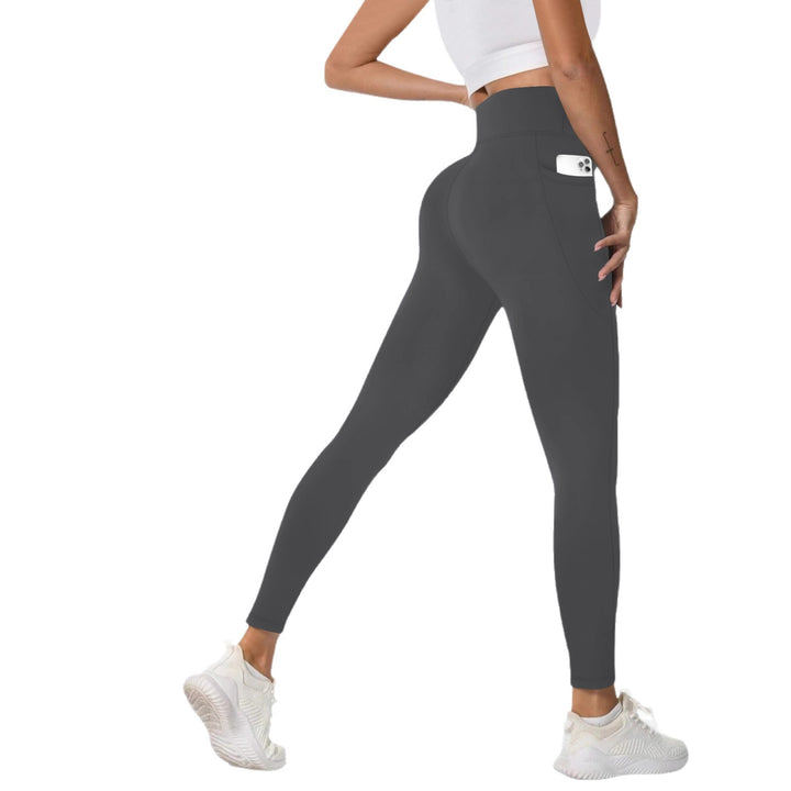 Ladies Shaping High-Waist Leggings with Side Pocket and Supportive Stretch Mune Fashion