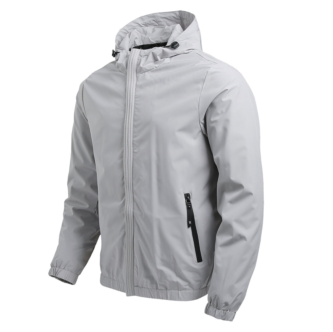 Men's Breathable Outdoor Jacket with Adjustable Collar Mune Fashion