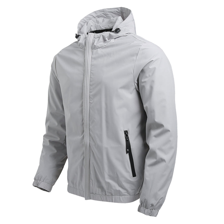 Men's Breathable Outdoor Jacket with Adjustable Collar Mune Fashion
