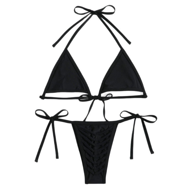 Women's Triangle Bikini with Elegant Lacing Details Mune Fashion