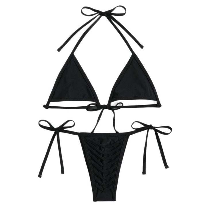 Women's Triangle Bikini with Elegant Lacing Details Mune Fashion