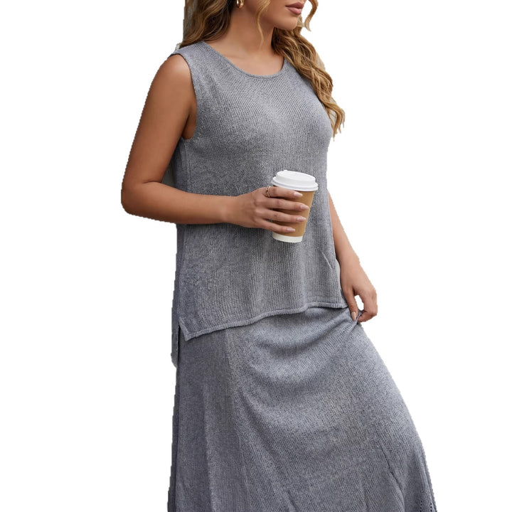 Women's casual dress made of lightweight knit material Mune Fashion