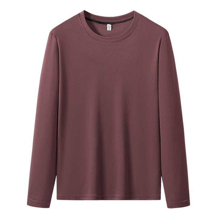 Men's Long-Sleeved Crew Neck Basic Sweatshirt made of Soft Cotton Blend Mune Fashion