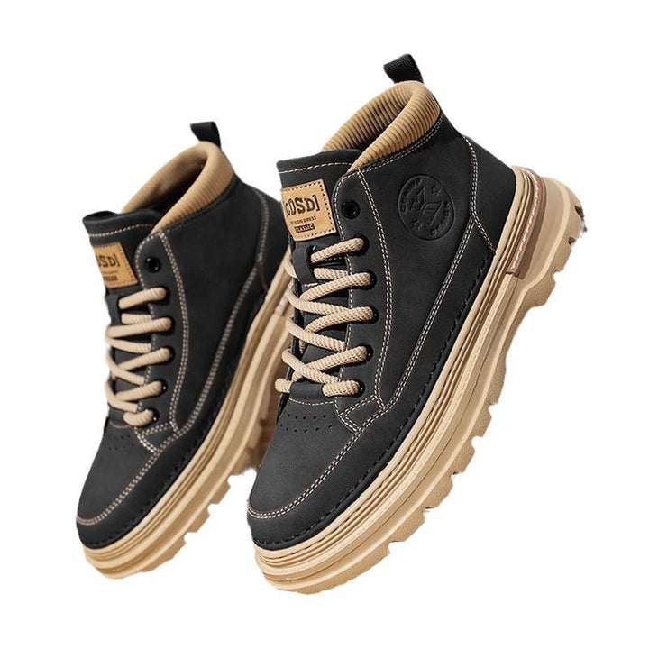 Women's fashionable high-top sneakers with comfortable padding and non-slip sole Mune Fashion