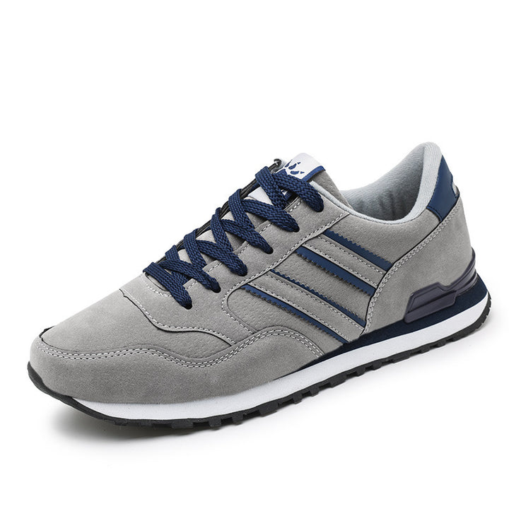 Men's retro-inspired suede mesh sports sneakers with reinforced heel and EVA cushioning Mune Fashion