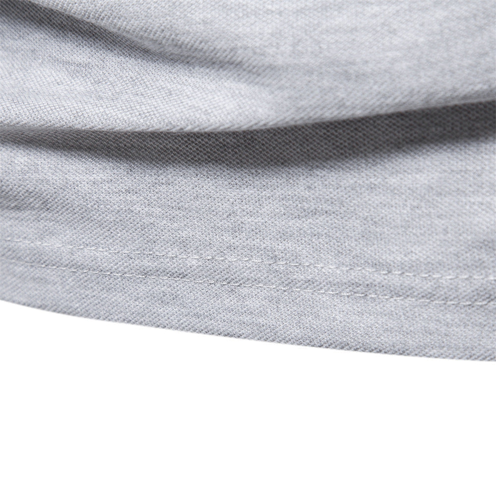 Men's Long Sleeve Polo Shirt with Modern Collar and Breathable Cotton Quality Mune