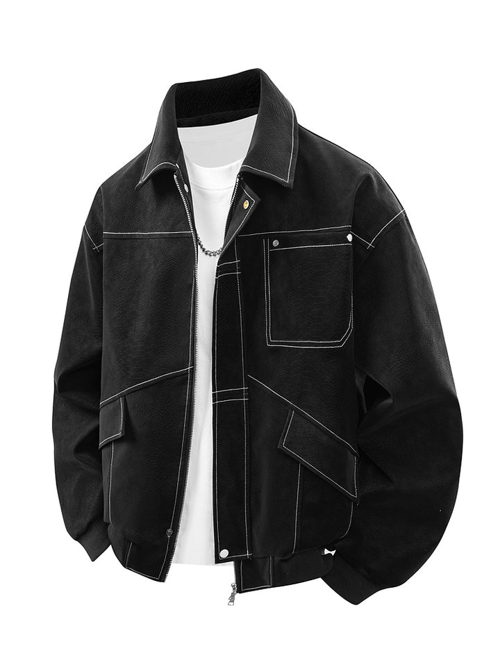 Men's Fashion Leisure Jacket with Practical Pockets Mune Fashion
