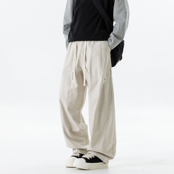 Men's loosely cut cargo pants with drawstring and adjustable leg cuffs Mune Fashion