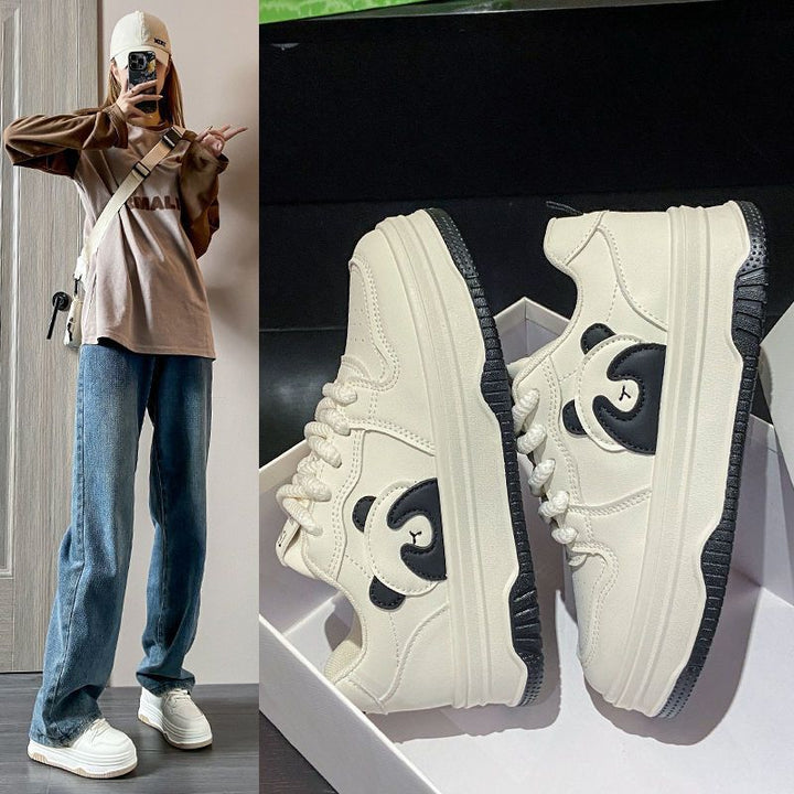 Women's Fashion Sneakers with Panda Design Mune Fashion