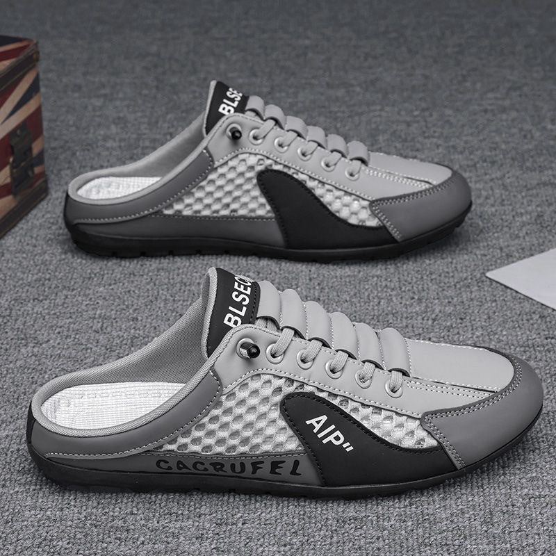 Men's Lightweight Slip-On Casual Sneakers with Breathable Mesh Design Mune Fashion
