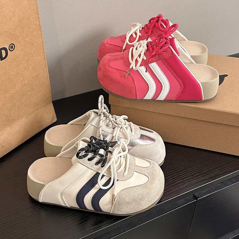 Women's fashionable sneakers with innovative lacing system and breathable upper material Mune Fashion