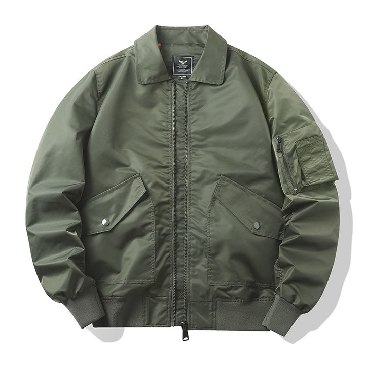 Men's Stylish Bomber Jacket with Many Practical Pockets Mune Fashion