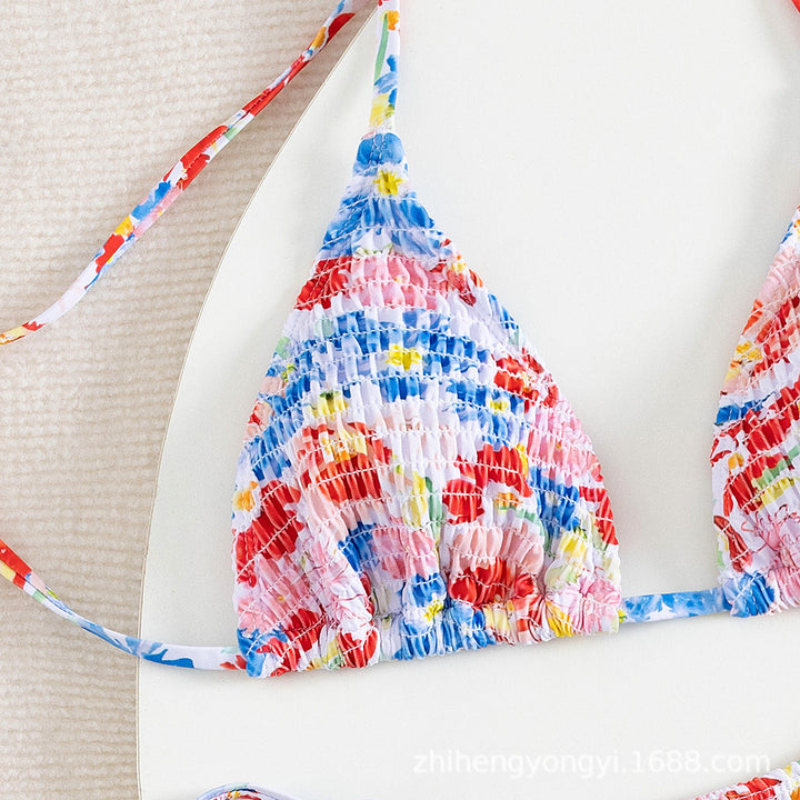 Women's bikini set with colorful pattern mix Mune Fashion