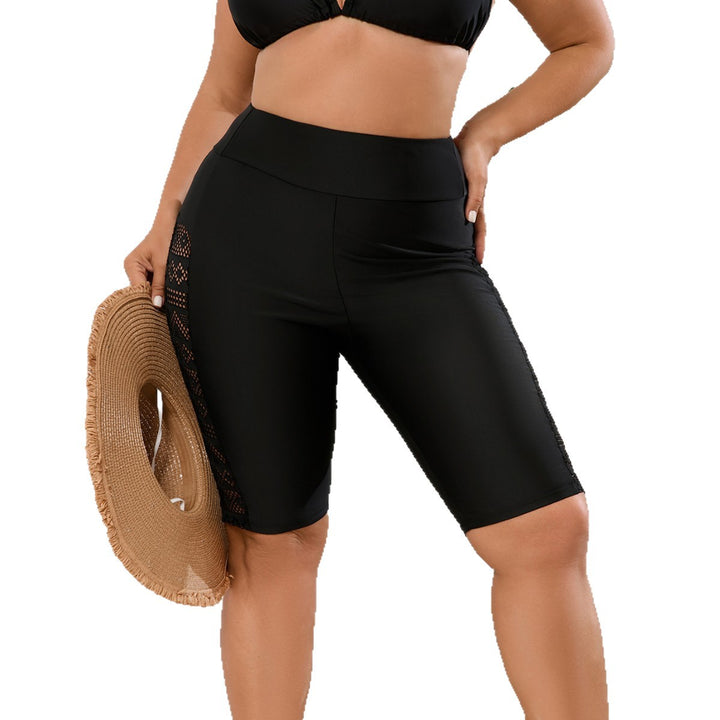 Women's High-Waisted Sports Shorts with Mesh Inserts Mune Fashion