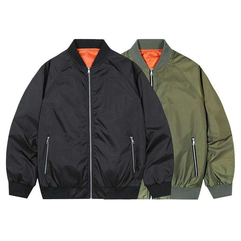 Men's Stylish Bomber Jacket with High Collar Mune Fashion