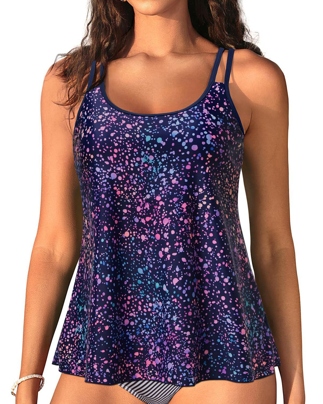 Women's sporty tank top with adjustable straps Mune Fashion