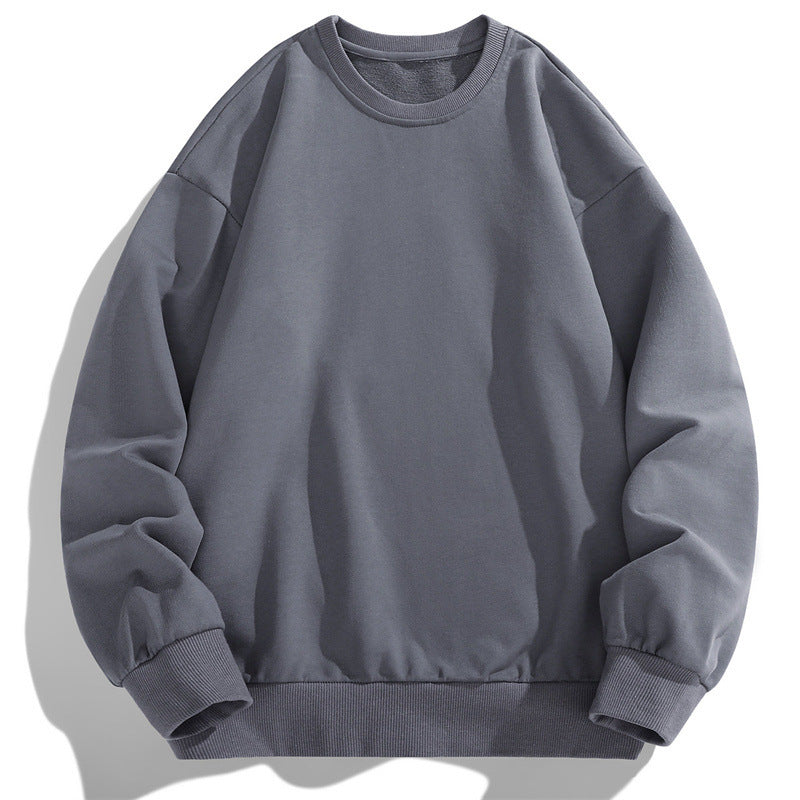 Men's Oversize Crew Neck Sweatshirt with Ribbed Cuffs and Dropped Shoulder Cut Mune Fashion