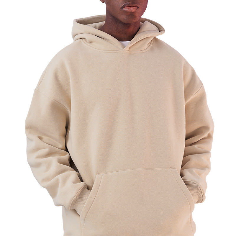 Men's Oversize Heavyweight Cotton Hoodie with Kangaroo Pocket Mune Fashion