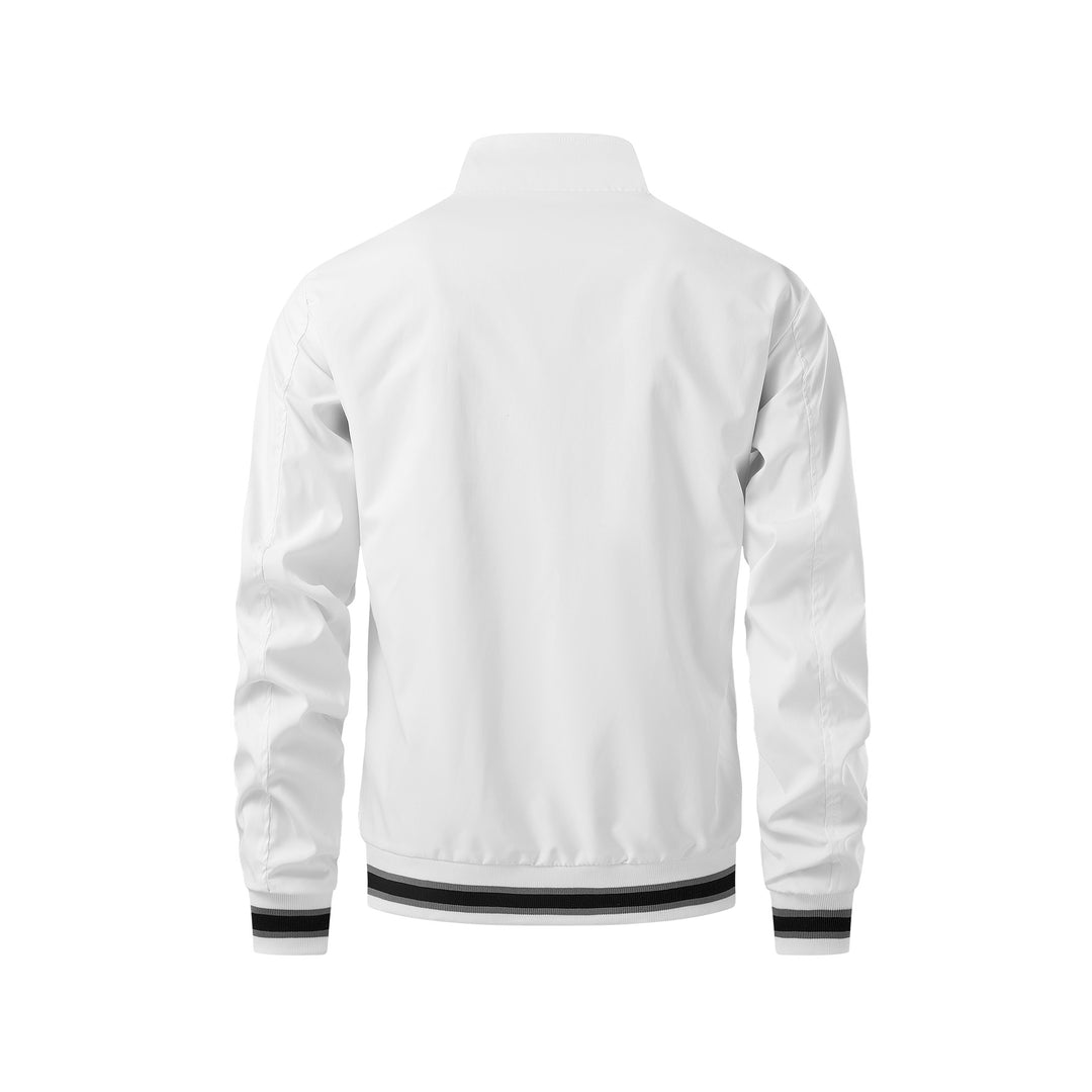 Men's sporty lightweight transitional jacket with high collar Mune Fashion