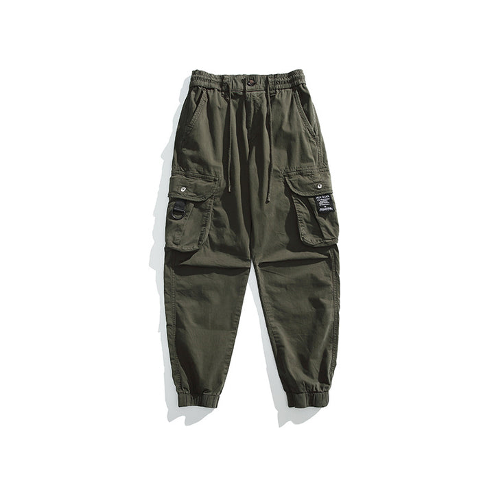Men's Relaxed-Fit Ripstop Cargo Jogger Pants with D Ring and Multiple Pockets Mune Fashion
