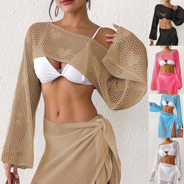 Women's Open Mesh Beach Jacket Mune Fashion