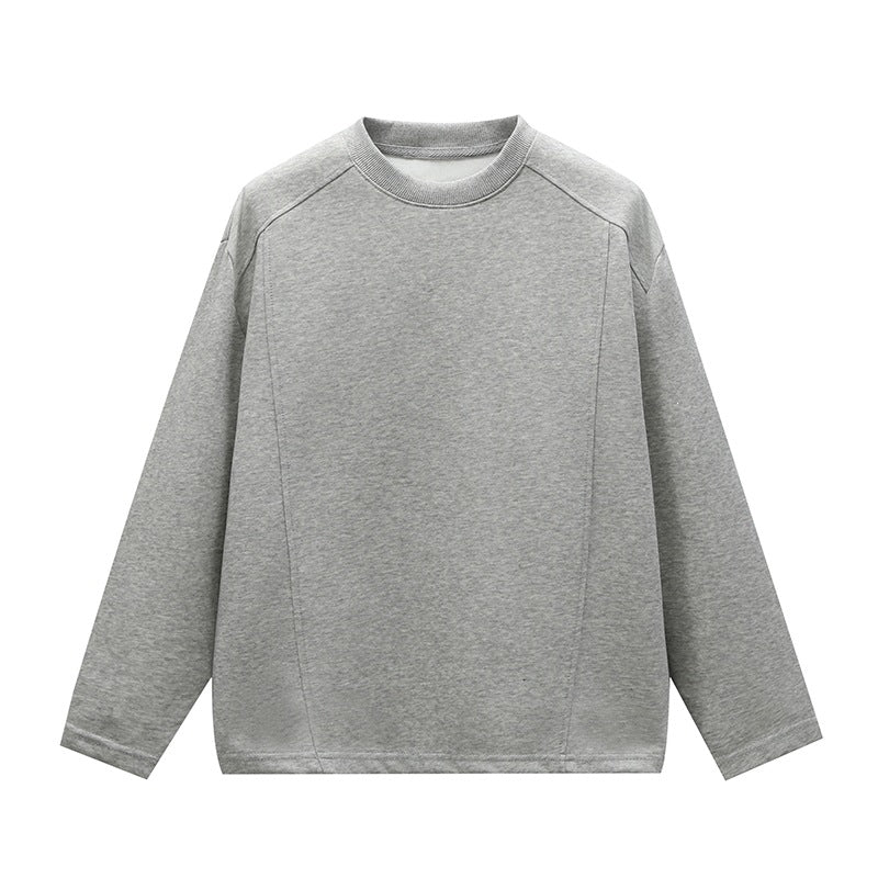 Unisex Minimalist Round Neck Sweatshirt with Raglan Sleeves Mune Fashion