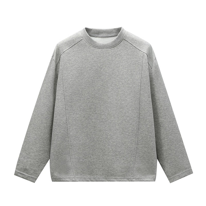 Unisex Minimalist Round Neck Sweatshirt with Raglan Sleeves Mune Fashion