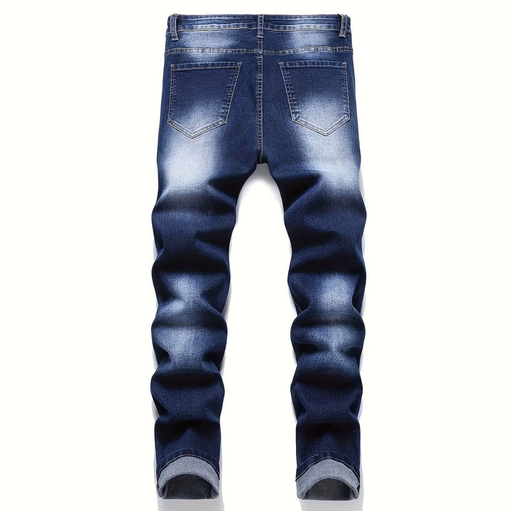 Men's Slim Fit Destroyed Jeans Mune Fashion