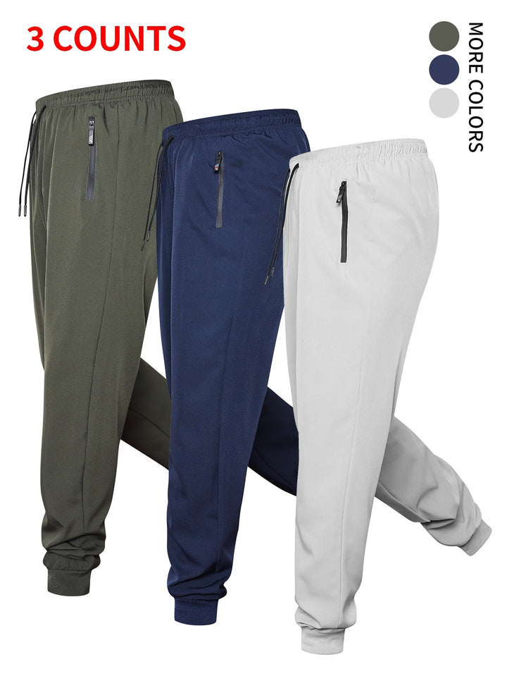 Men's sporty jogging pants with elastic waistband and practical pockets Mune Fashion 1788242867