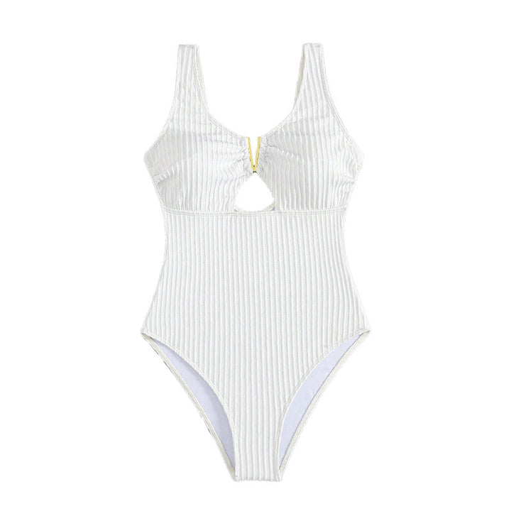 Women's High-Waist Swimsuit with Cut-Out Mune Fashion