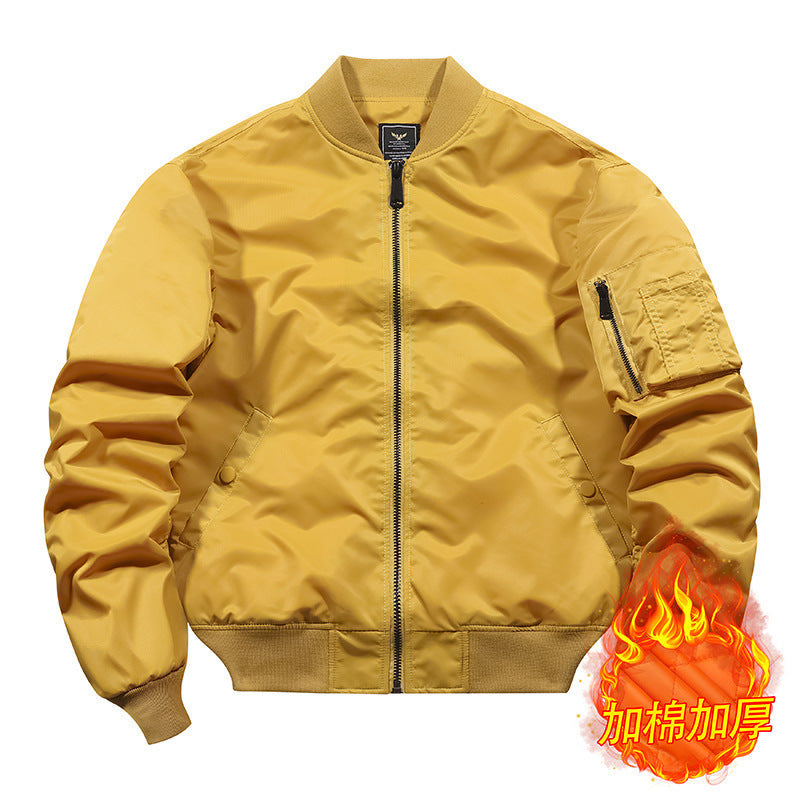 Men's bomber jacket in pilot style with water-repellent nylon shell and sleeve utility pocket Mune Fashion