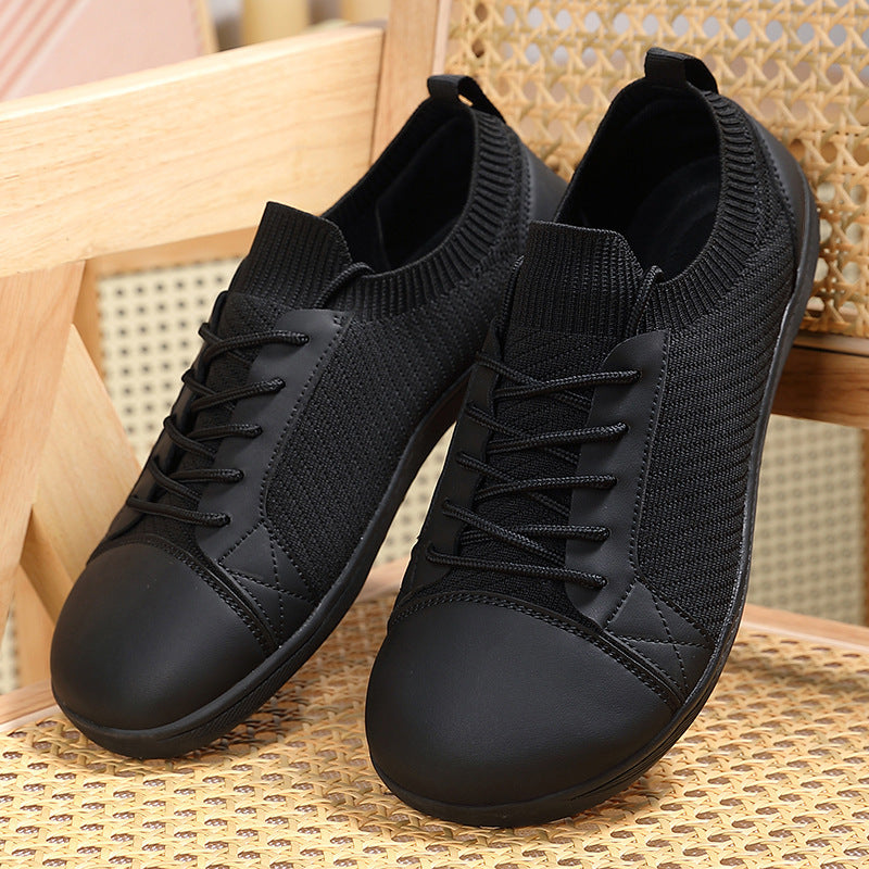 Women's knitted slip-on sneakers with elastic shaft and padded comfort sole Mune Fashion