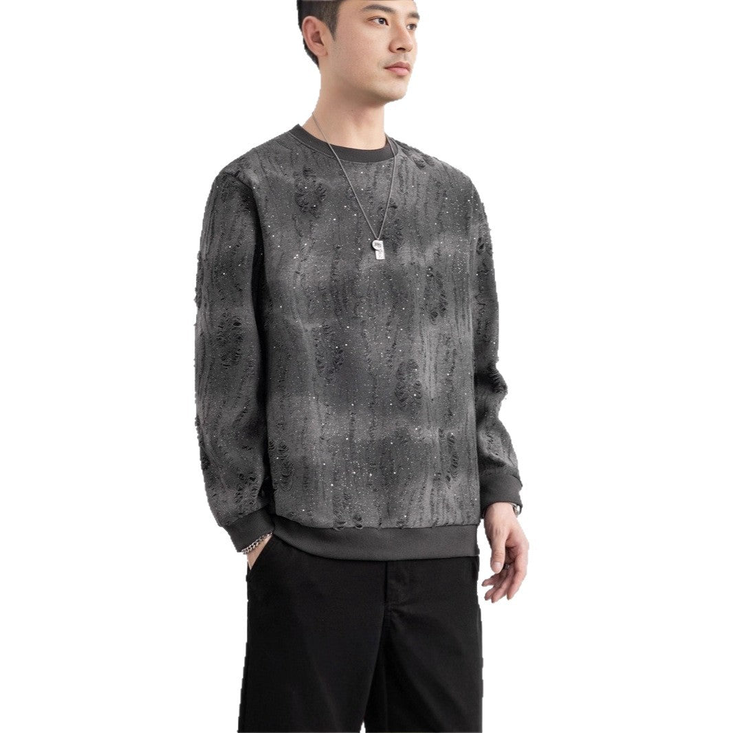 Men's Urban Sweatshirt with Sparkling Design Mune Fashion