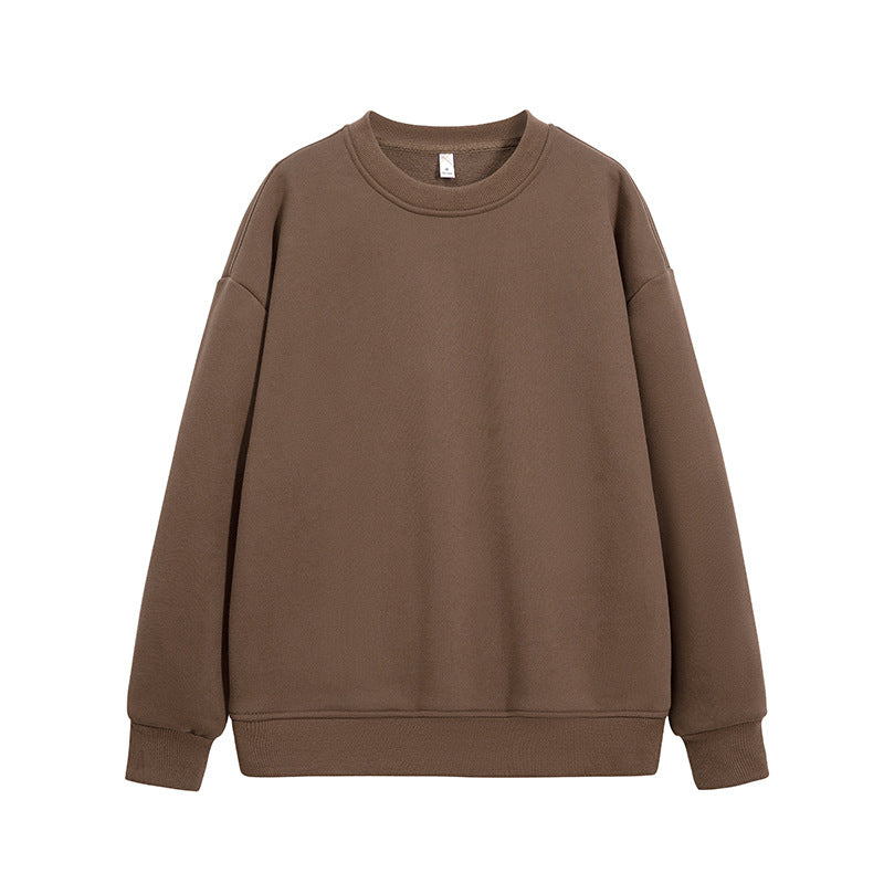 Unisex Oversize Crew Neck Sweatshirt made from heavy cotton blend with ribbed hem and raglan sleeves Drune