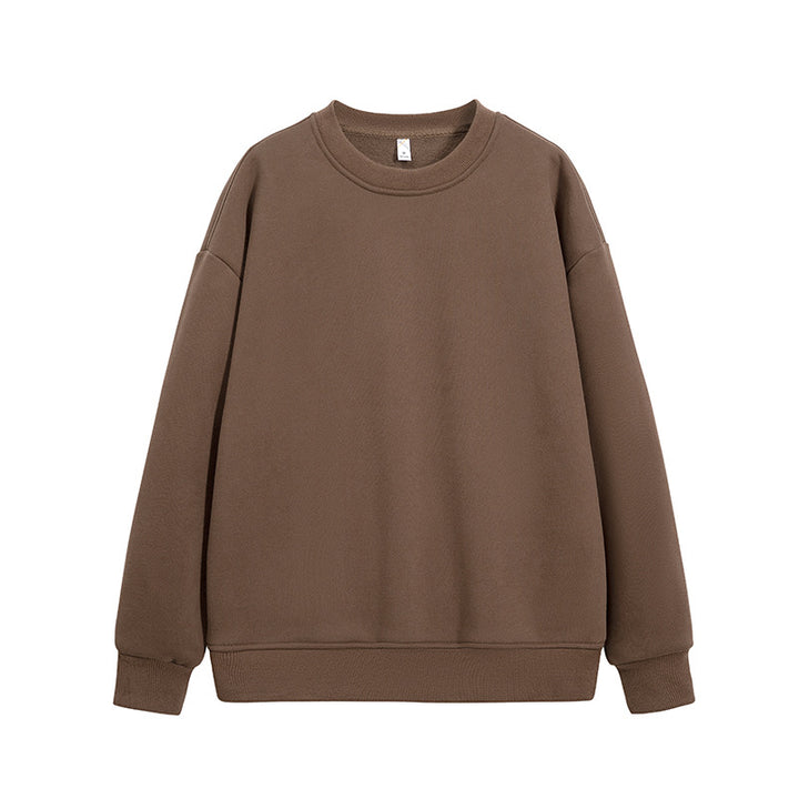 Unisex Oversize Crew Neck Sweatshirt made from heavy cotton blend with ribbed hem and raglan sleeves Drune