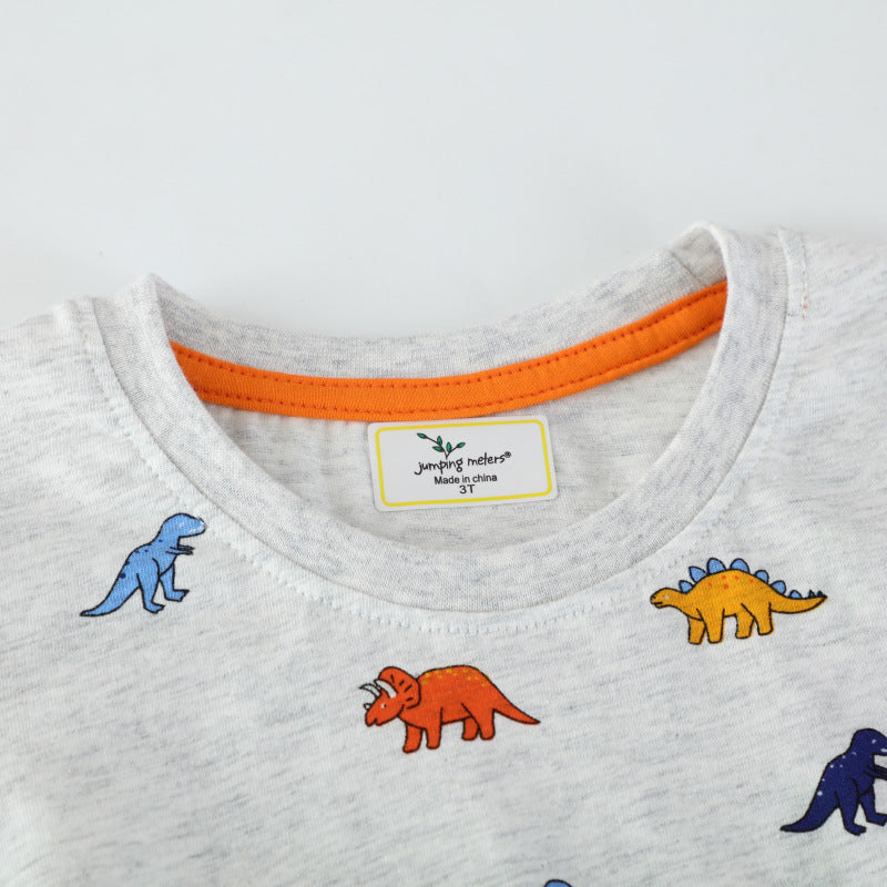 Kids T-Shirt with colorful dinosaur motif Mune Fashion