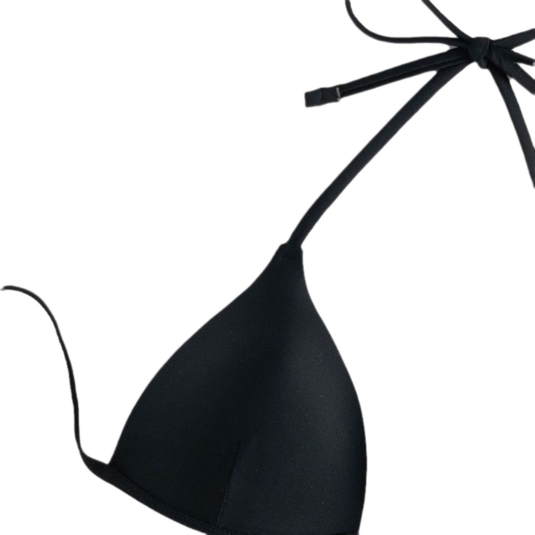 Ladies seductive triangle bikini with mesh skirt Mune Fashion