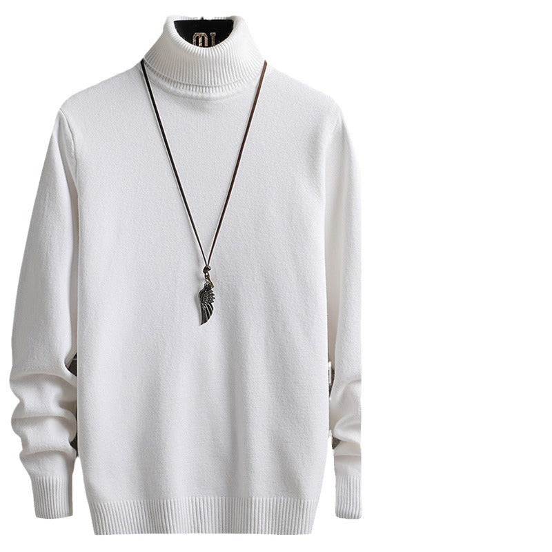 Men's high-quality thermal turtleneck sweater made of cotton blend with a soft feel and ribbed cuffs Mune Fashion