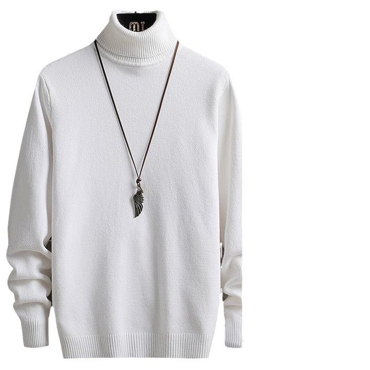 Men's high-quality thermal turtleneck sweater made of cotton blend with a soft feel and ribbed cuffs Mune Fashion