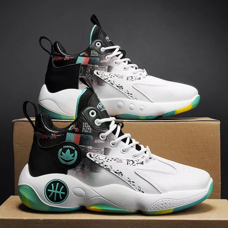 Men's Sporty High-Top Basketball Sneakers Mune Fashion