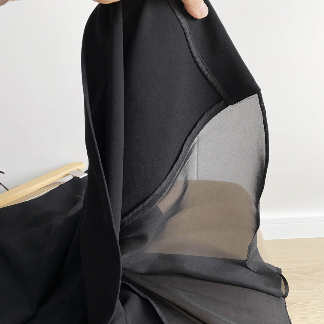 Women Elegant Maxi Skirt made of high-quality flowing material Mune Fashion