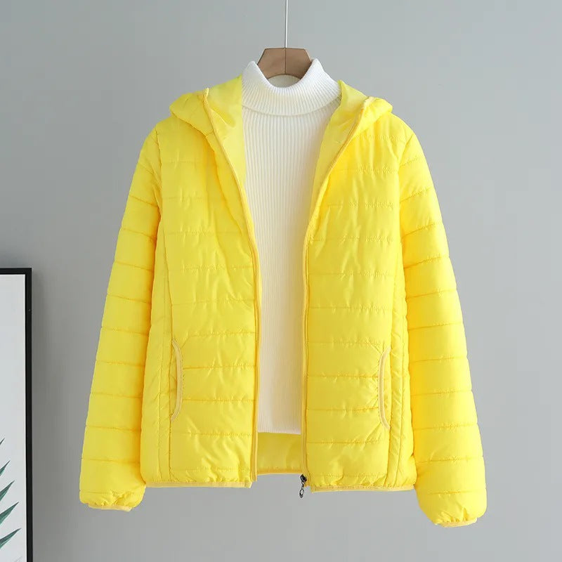 Women’s lightweight padded hoodie with thermal insulation Mune Fashion