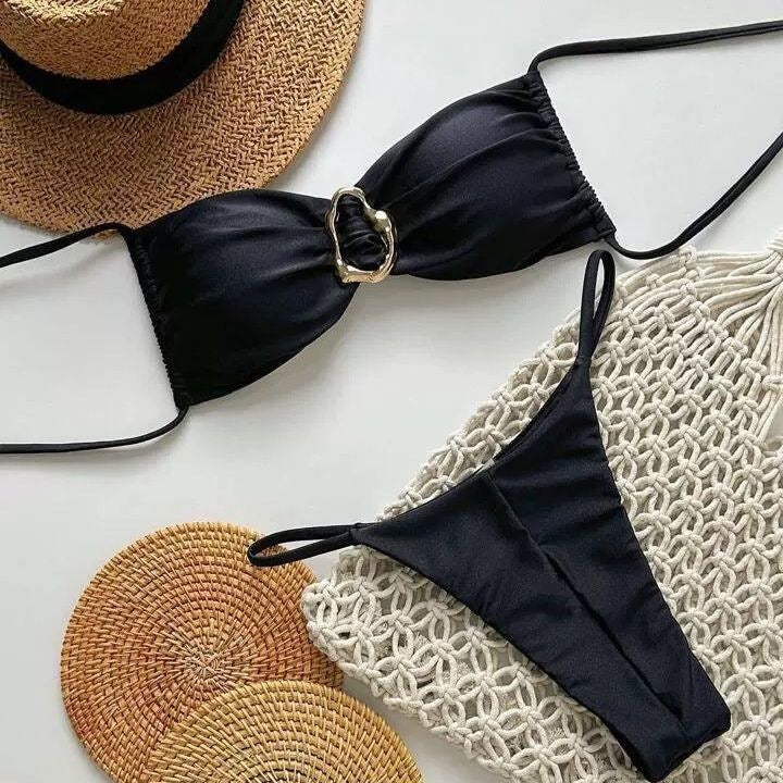 Ladies' Bikinis with decorative accessory Mune Fashion