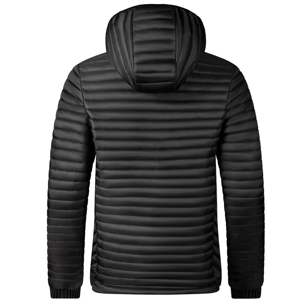 Men's Modern Quilted Jacket with Hood Mune Fashion